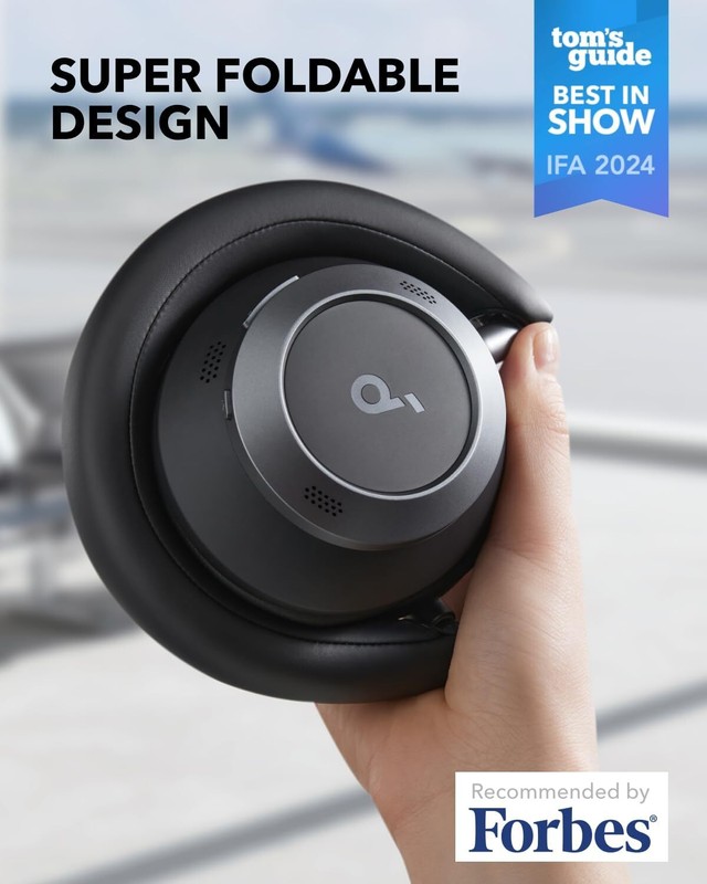 Anker Soundcore Life Tune Wireless Headphones ANC Over-Ear Earphones⁣| Refurbish gallery