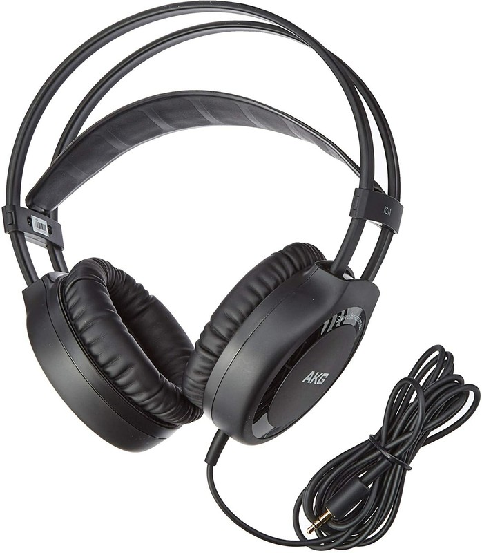 AKG By Harman K511 Multi-Purpose Stereo Heahphones W/ Accessory 6.3 mm Adapter