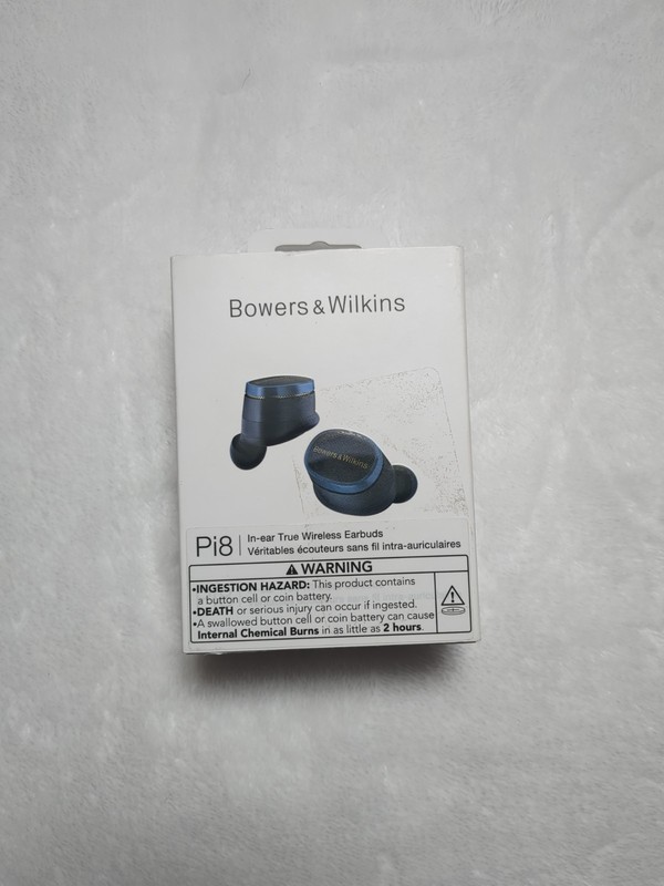 Bowers & Wilkins Pi8 In-Ear Wireless Noise Cancelling Headphones – Midnight Blue