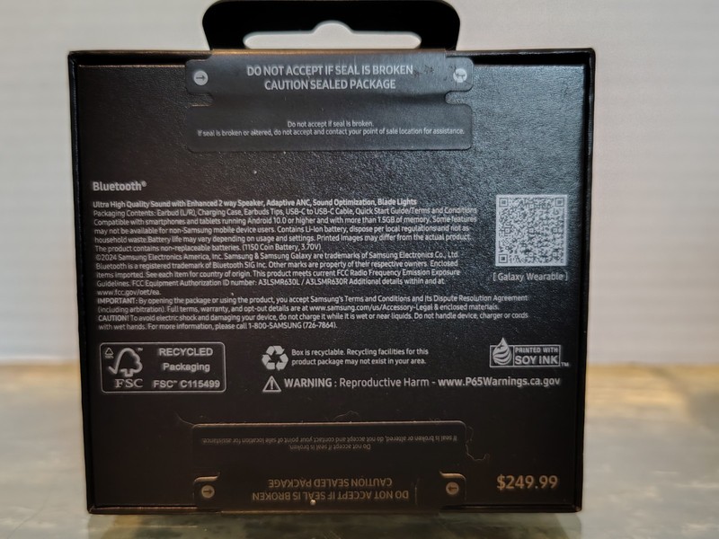 New Sealed Samsung SM-R630NZAWXAR Galaxy Buds3 Pro Wireless Ear Buds gallery