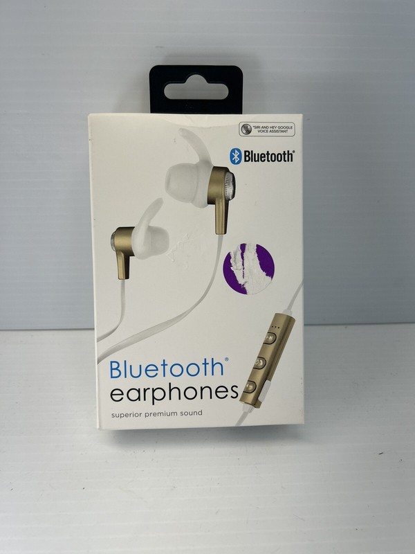Vivitar Bluetooth Earphones Rechargeable Battery,White, Superior Sound