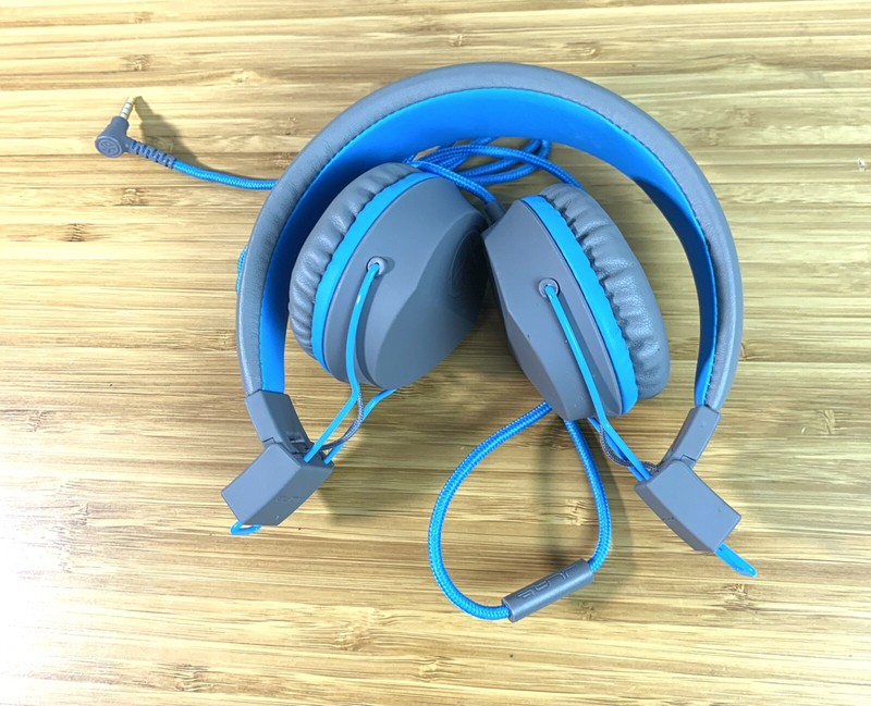 JLAB JBUDDIES Studio On-Ear Folding Kids Headphones, Gray/Purple gallery