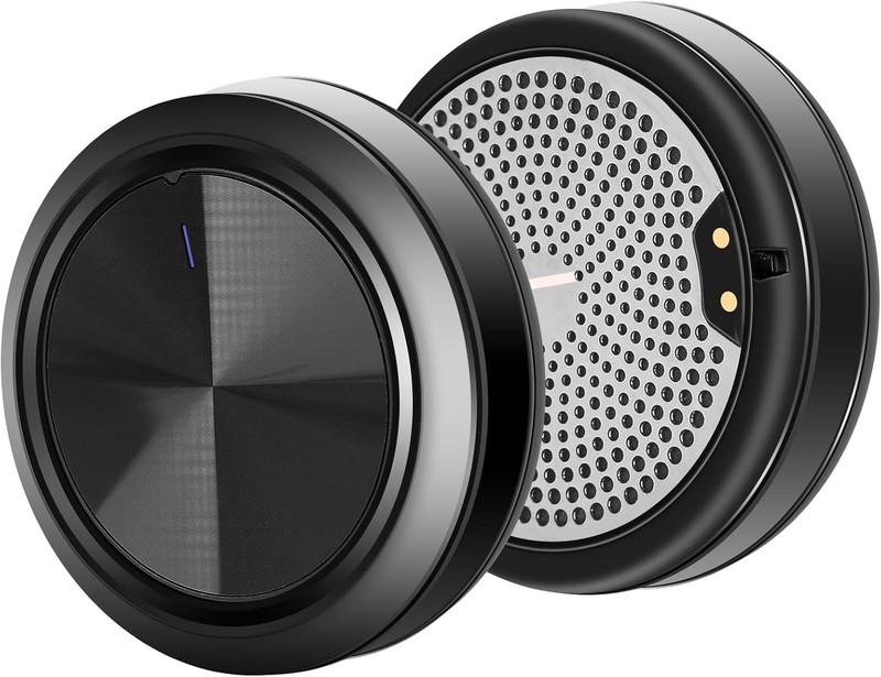 Ski Helmet Speakers, True Wireless Stereo Snowboard Headphones with HDR Black