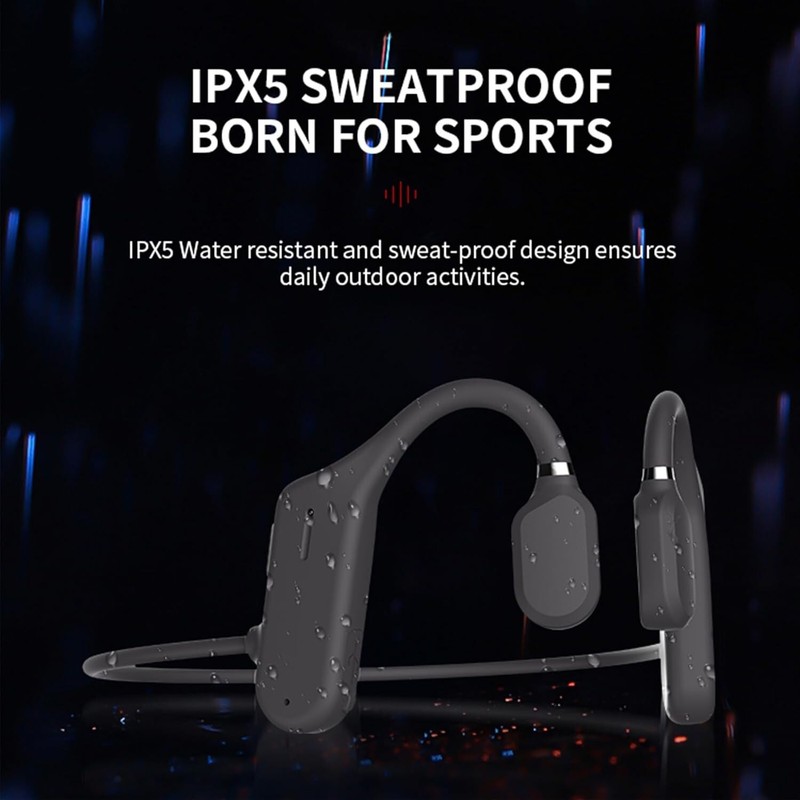 Wireless Sports Headphones with 6D Sound - Sweatproof, Lightweight & Safe Design gallery