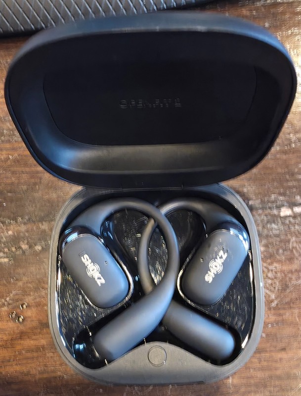 Shokz OpenFit 2 True Wireless Bluetooth Earbuds – Black – T920-ST-BK-US