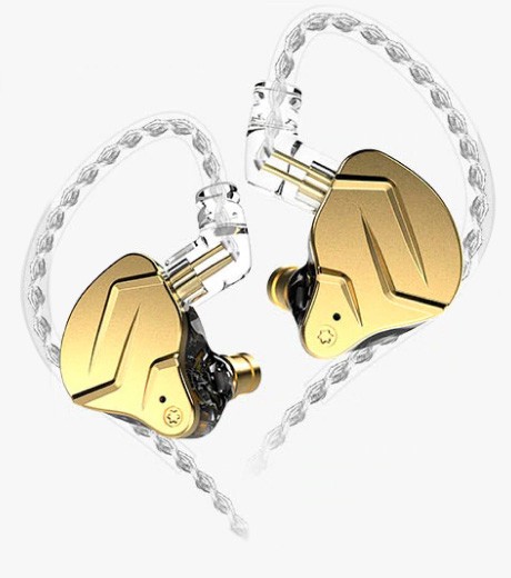 KZ ZSN PRO X HiFi in Ear Monitor IEM Headphones 3.5mm – Gold