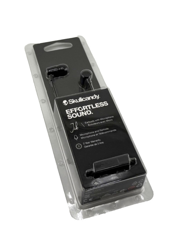 Skullcandy Jib in-Ear Earbuds with Microphone & Remote 3.5 mm, Black & White gallery