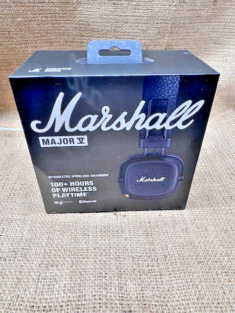 Marshall Major V On-Ear Wireless Bluetooth Headphones BLACK *New
