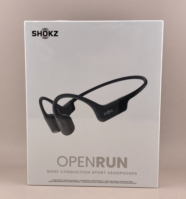 Shokz OpenRun with USB C Charging Open Ear Bluetooth Bone Conduction Headphones