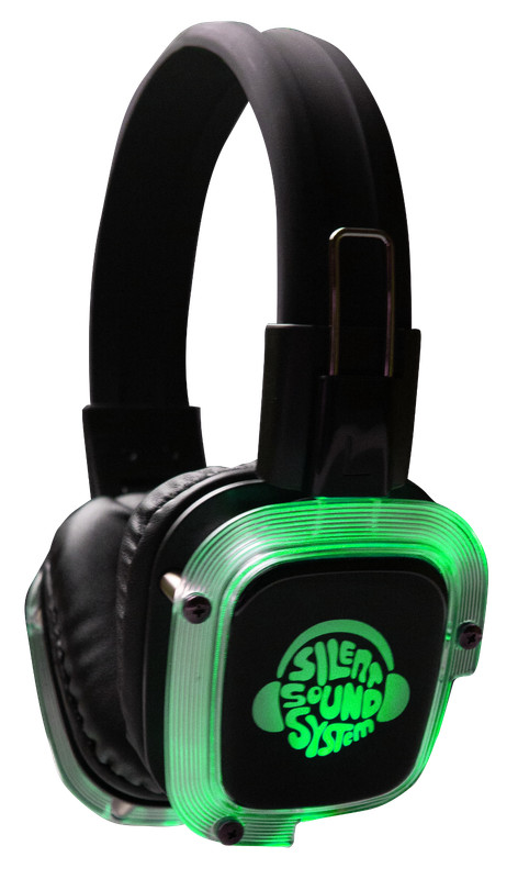 BEST Silent Yoga Disco Sound System Fitness Package 20 HPs, w/1 Wireless Tx gallery