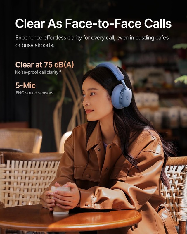 Baseus Inspire XH1 Adaptive Active Noise Cancelling Headphones, Sound by Bose, gallery