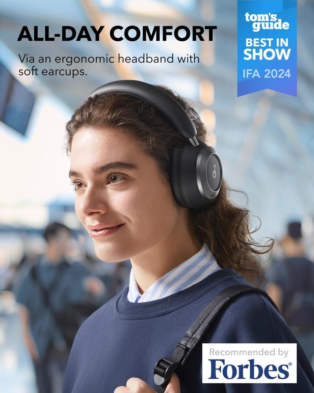 Anker Soundcore Life Tune Wireless Headphones ANC Over-Ear Earphones⁣| Refurbish gallery