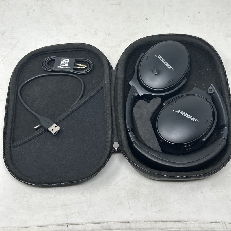 Bose QuietComfort 45 QC45 Wireless Noise Cancelling Headphones Black Tested