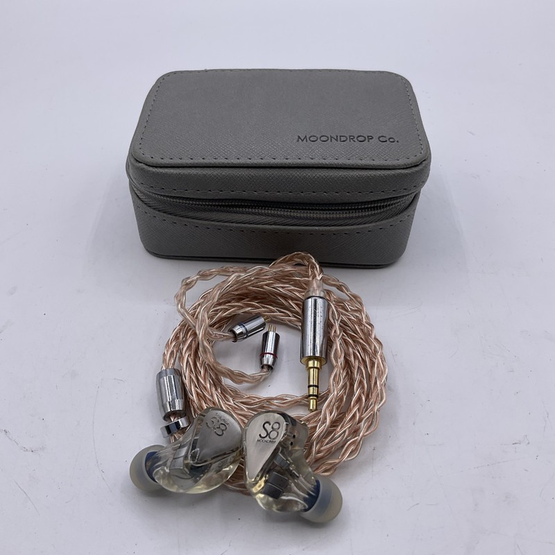 Moondrop S8 8BA In-Ear Monitor Earphones With Case And Upgrade Cable