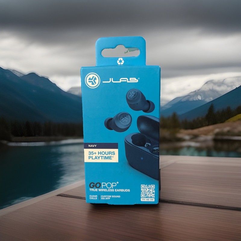 JLab Go POP+ True Wireless Bluetooth Earbuds ~ NEW! gallery
