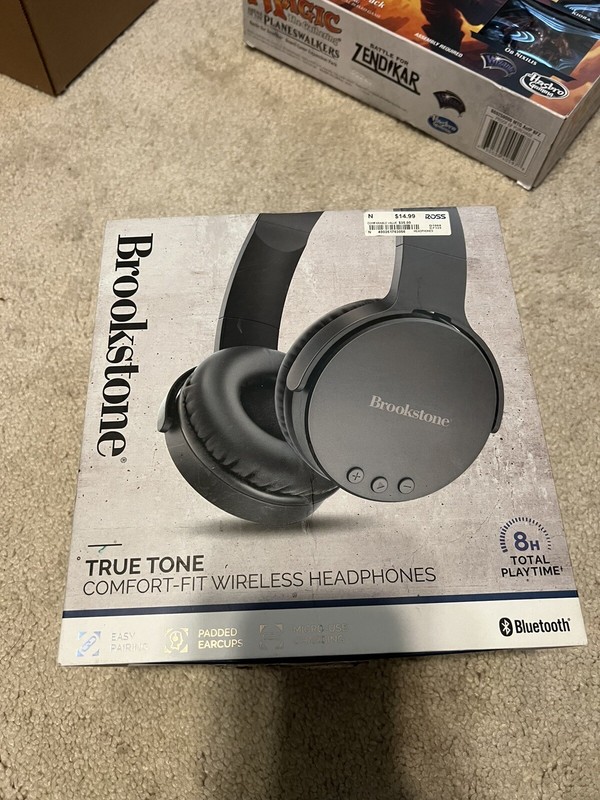 brookstone true tone comfort fit wireless headphone