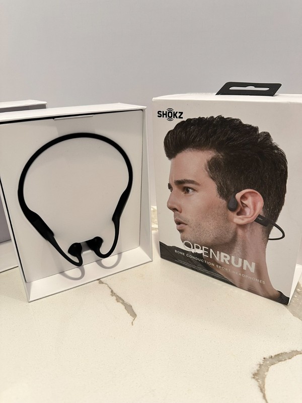 Shokz OpenRun Pro 2 Bluetooth Wireless Headphones - Black (S820-ST-BK-US) gallery