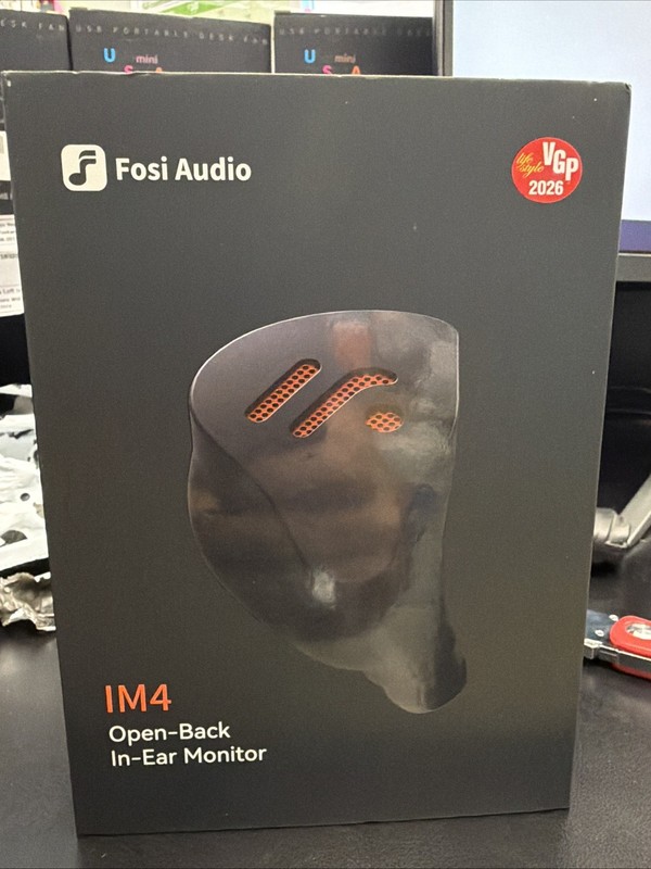 Fosi Audio IM4 Open-Back In-Ear Monitor (Black )￼