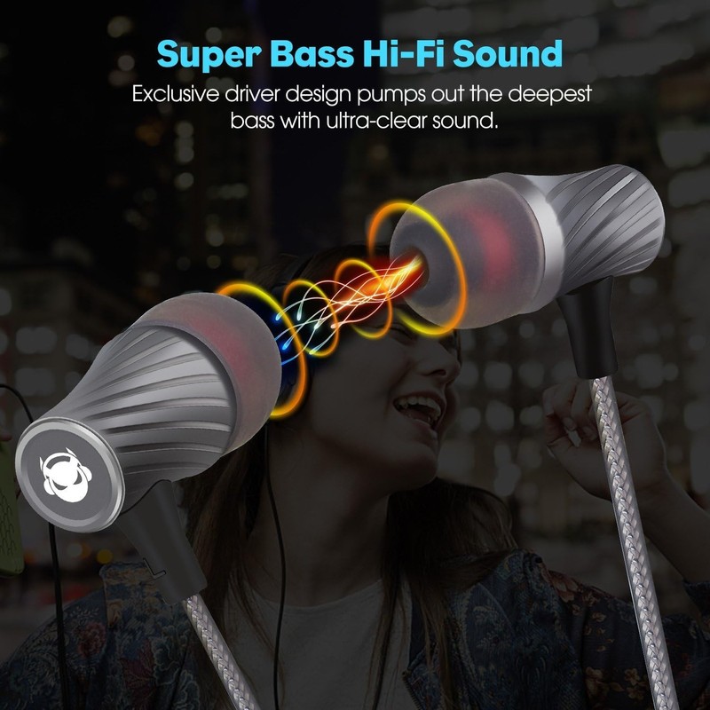 Universal Compatibility Wired Earbuds - Super Bass Sound gallery