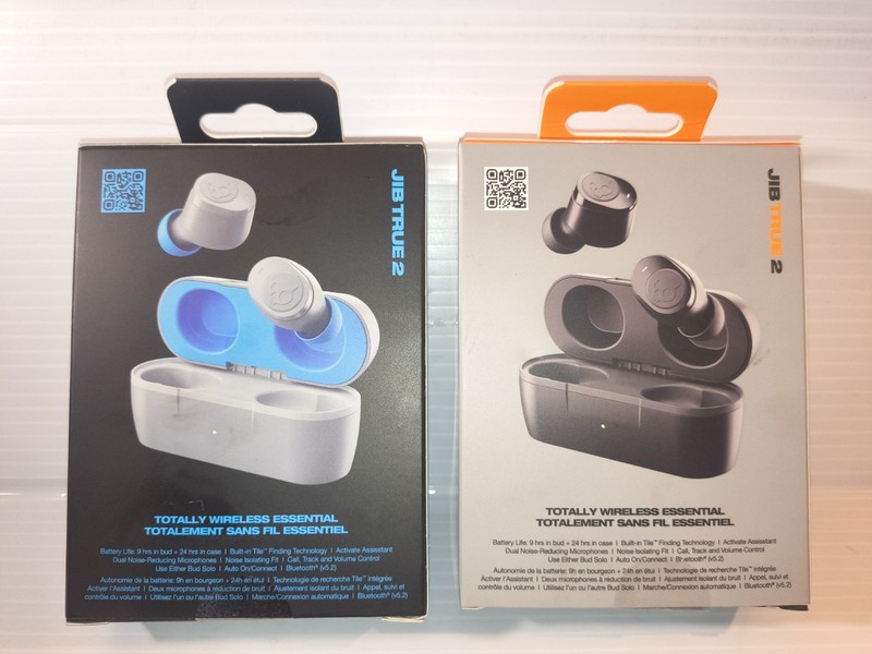 ​2 PACK Skullcandy Jib True 2 Wireless Earbuds BundlebBlack & Lt Gray Blue NEW gallery