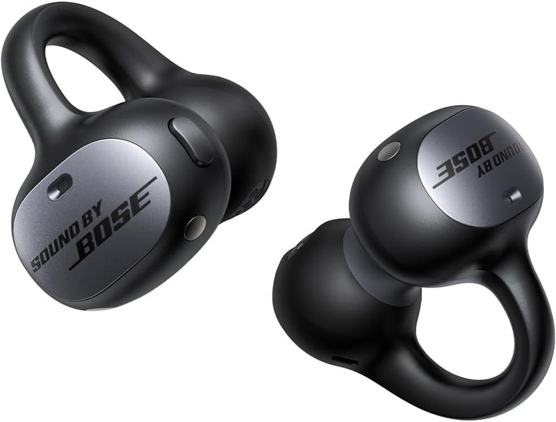 Inspire XC1 Open Ear Clip-On Earbuds, Sound by Bose, Dolby Audio, Adaptive Tunni