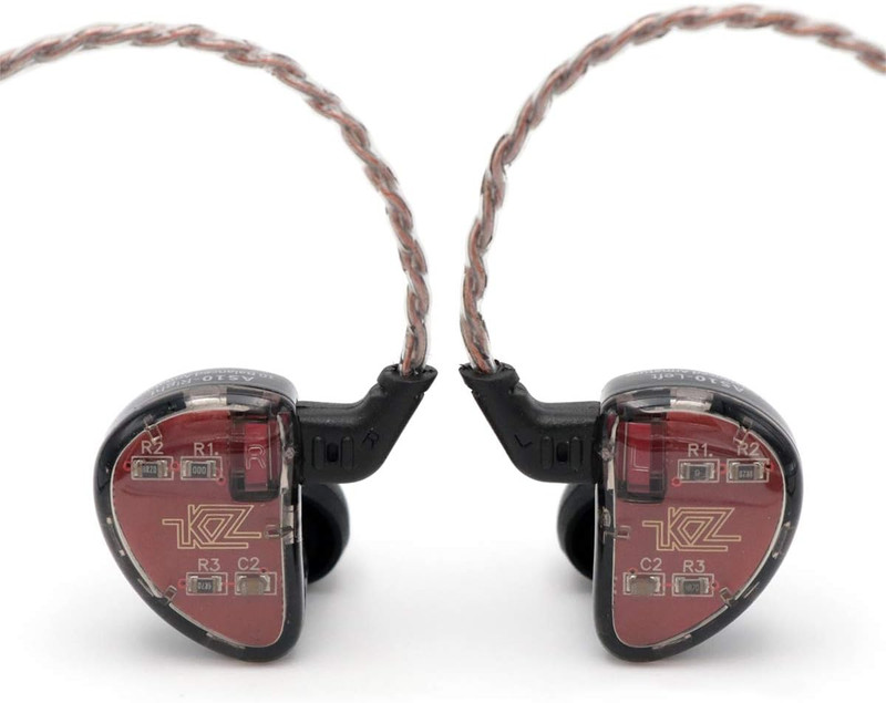 Linsoul KZ AS10 5BA Hifi Stereo In-Ear Earphone High Resolution Earbud Headphone