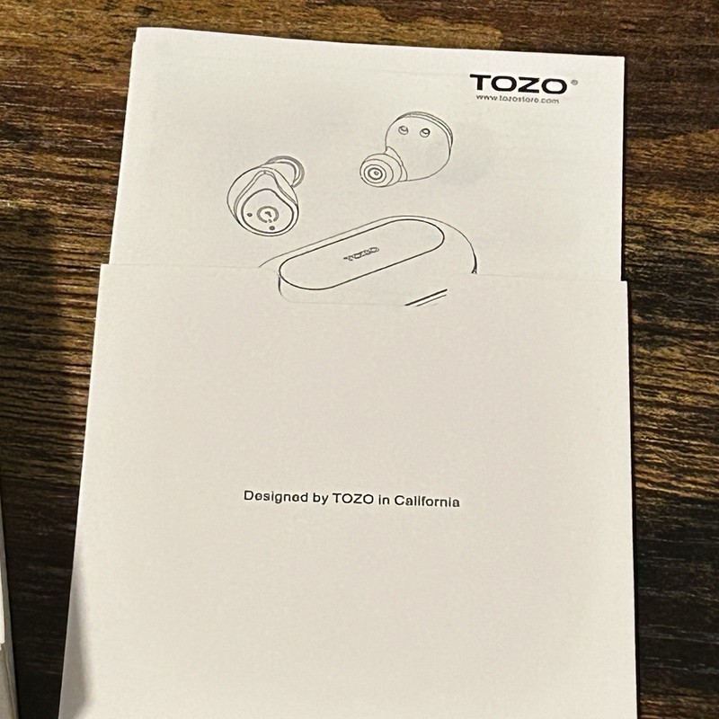 TOZO NC9 Hybrid Active Noise Cancelling Wireless Earbuds, in Ear Headphones New gallery