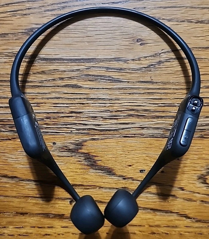 Shokz S803-ST-BK-US OpenRun Bone Conduction Open-Ear Endurance Headphones, Black