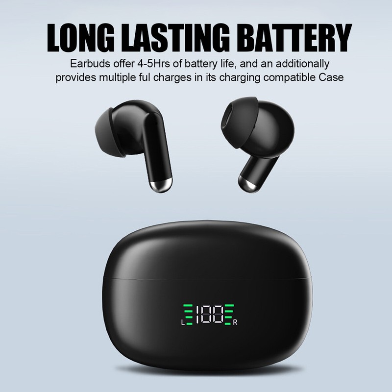 144 Languages Language Translator Earbuds Wireless Bluetooth 5.3 Black gallery