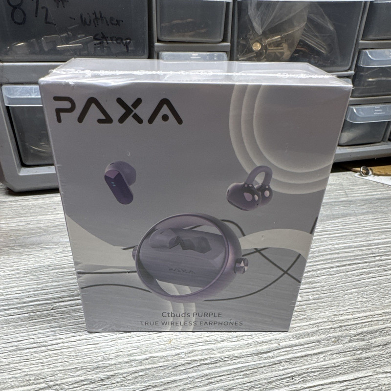 PAXA Ctbuds Purple True Wireless In-Ear Earbuds w/ Touch Control, HD Voice