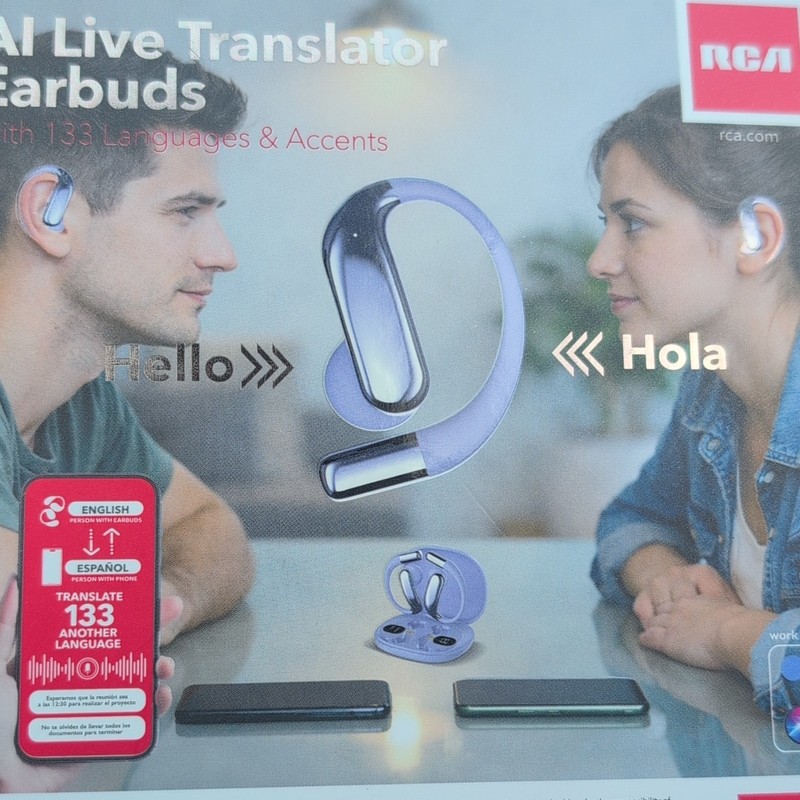 RCA TUNE-85 Purple Translation Bluetooth Ear-Hook In-Ear Earbuds gallery