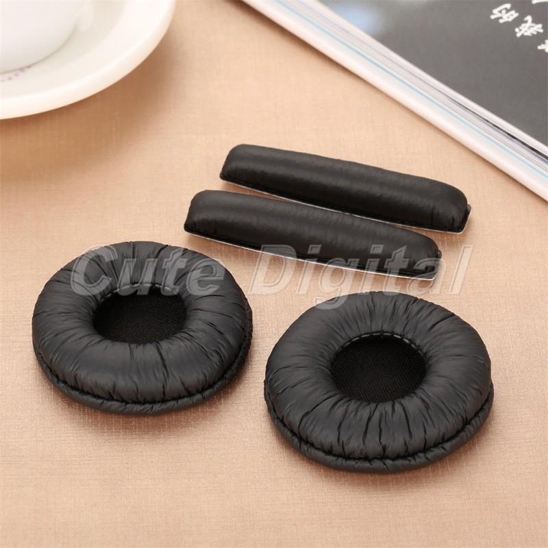Leatherette Earpads & Headband Replacement For Sennheiser PX100/200 PXC150/250