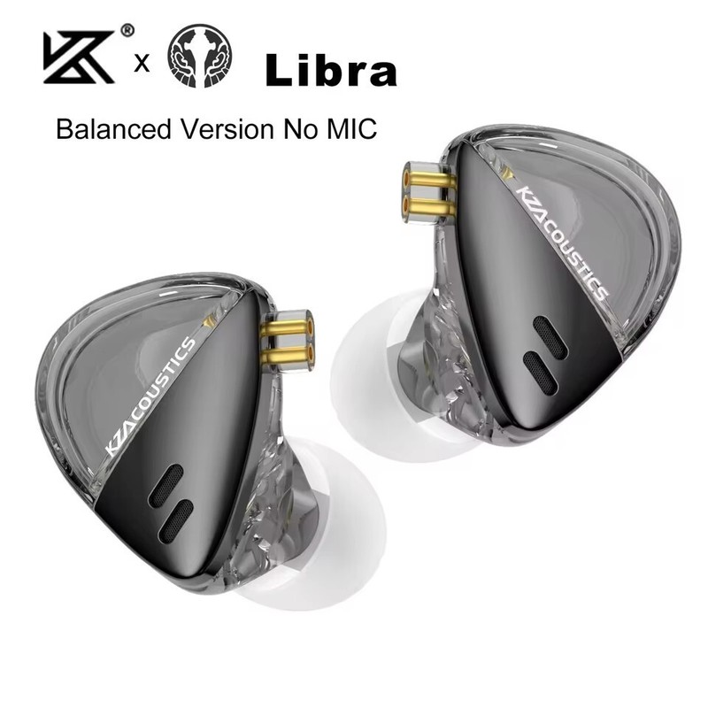 KZ X Angelears Libra Wired Earphones Ultra Wide Frequency Dynamic IEM HiFi Music