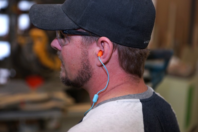 Plugfones Guardian Plus Earplugs Headphones Light Blue Work Headphones gallery