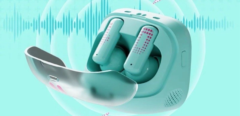 Anime Miku LCD Bluetooth Headphones Touch Screen iPhone Android Hatsune Earbuds gallery