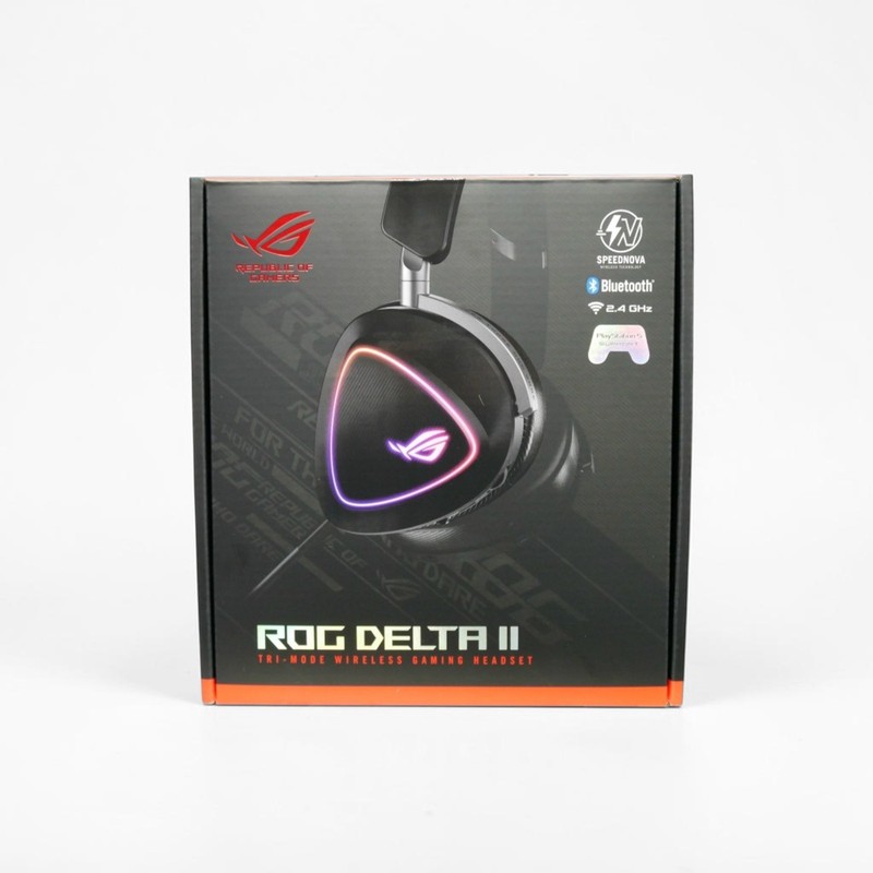 ASUS ROG Delta II Wireless Gaming Headset Black 110Hr Battery Tri-Mode PC PS5
