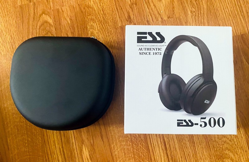 ESS-500 BLUETOOTH / AUX CABLE HEADPHONES BLACK