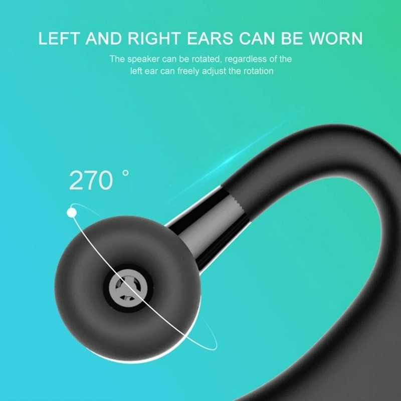 V9 Wireless Bluetooth 5.2 Headset Single Sports Headphone Earphone Handsfree NEW gallery
