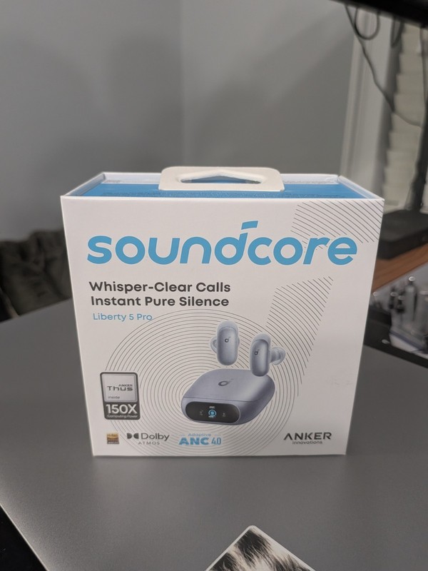 Soundcore Liberty 5 Pro, Anker Thus™ AI Chip,World’s Clearest Earbuds for Calls