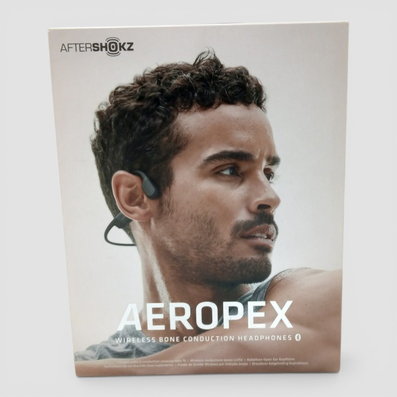 Aftershokz Aeropex Wireless Bone Conduction Headphones IP67 Waterproof-Untested