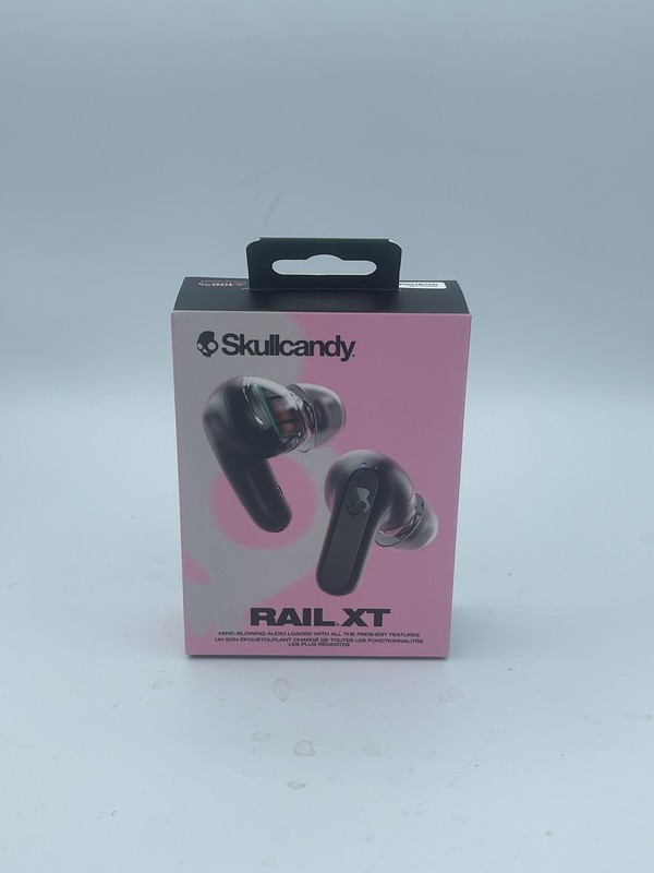 Skull Candy True Wireless Air Buds Rail ANC XT, Noise Canceling In Black Color