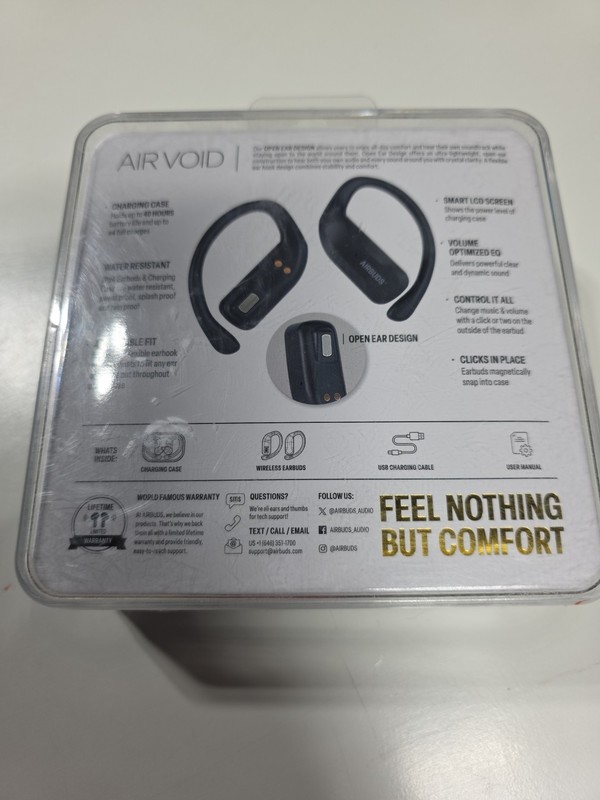 Airbuds Air Void True Wireless Earbuds Bluetooth 40hrs Charge Case 6hrs 1 Charge gallery