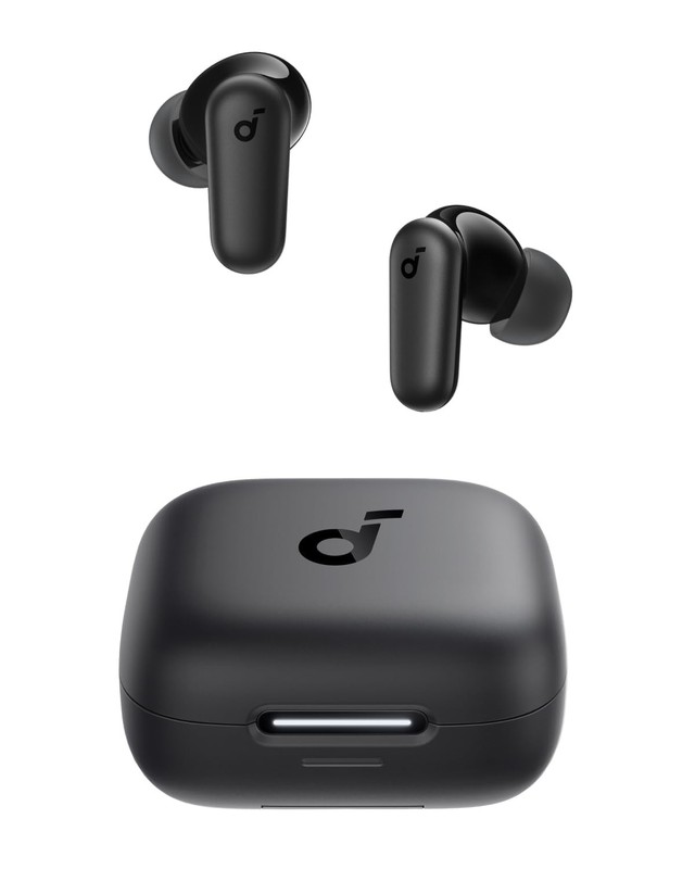 Soundcore P30i by Anker Noise Cancelling Earbuds, Strong and Standard, Black