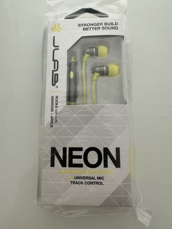 JLAB Neon Aluminum Earbuds