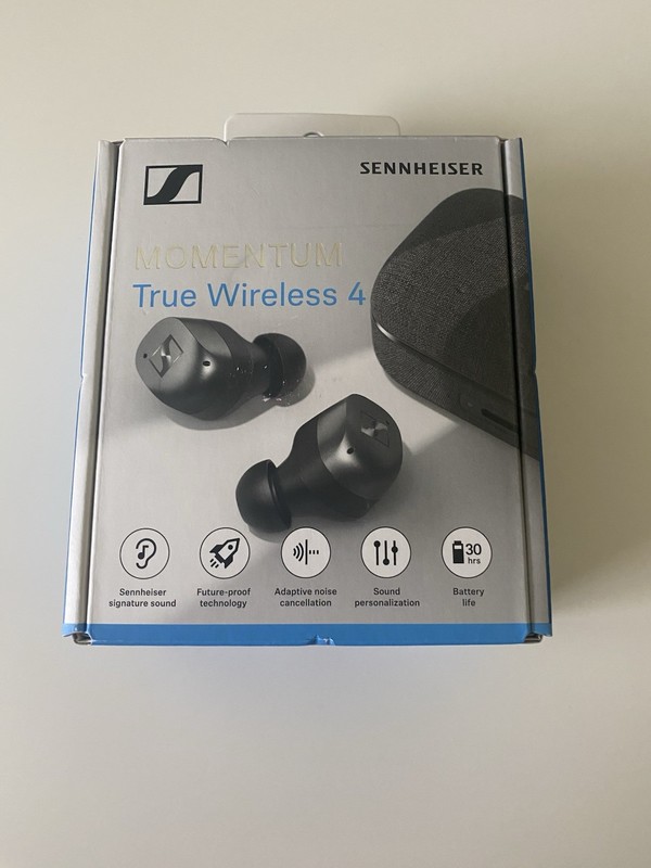 Sennheiser Momentum True Wireless 4 Noise Cancelling In-Ear Earbuds Black New