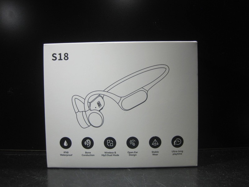 PSIER Bone Model S18 Conduction Headphones IPX8 Waterproof Swimming Headphones