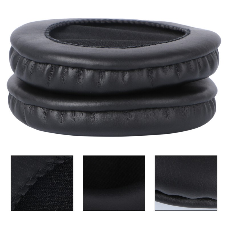 Replacement Ear Pads Headset Cushion Black Earmuffs Headphones Earth Tones