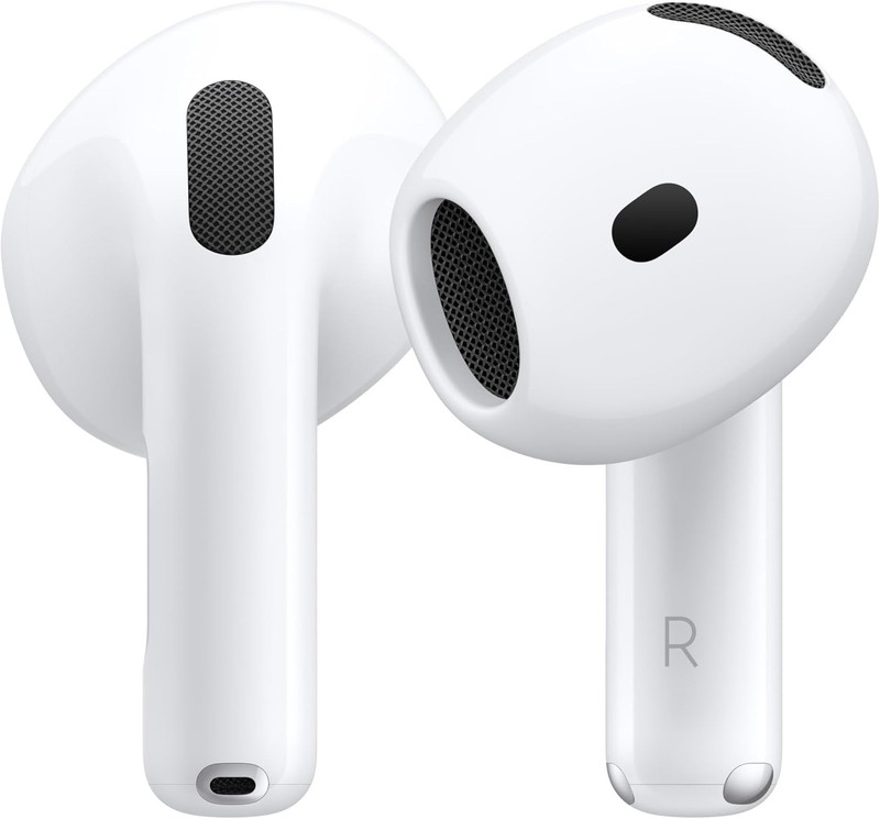 Apple AirPods 4 Bluetooth Wireless Earbuds, Noise Cancellation, USB-C Charging