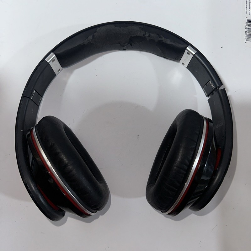 Beats by Dr. Dre Studio 1st Gen Black & Red Wired Headphones With Case TESTED gallery