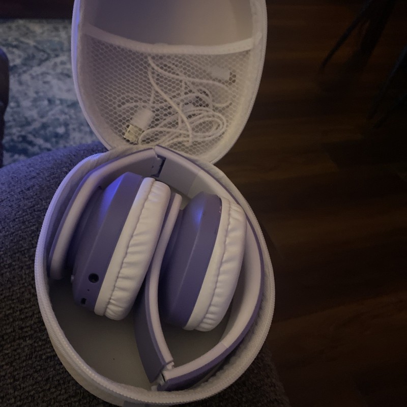 ZIHNIO -WH-816 Bluetooth Wireless Headphones w Microphone (purple)